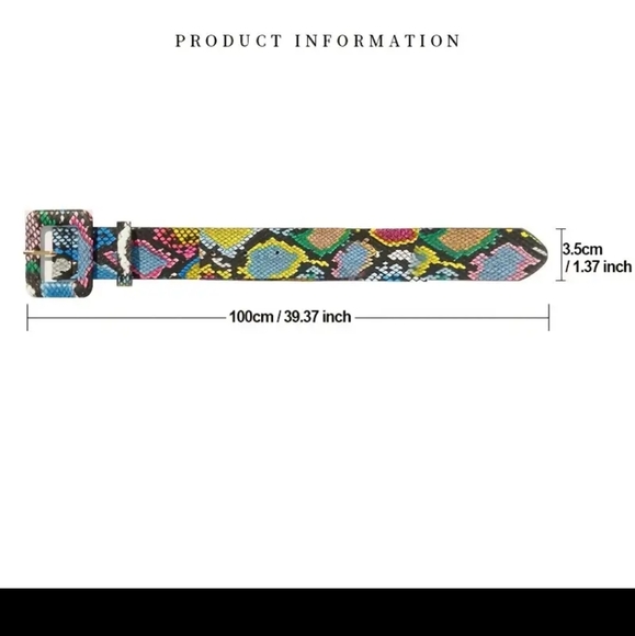 "SOLD"NWOT snakeskin BELT - Picture 4 of 6